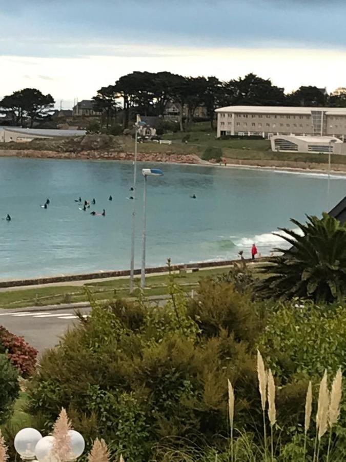 Maison 6 Pers Belle Vue Mer Piscine, Plage A 40 M Trevou-Treguignec Exterior photo